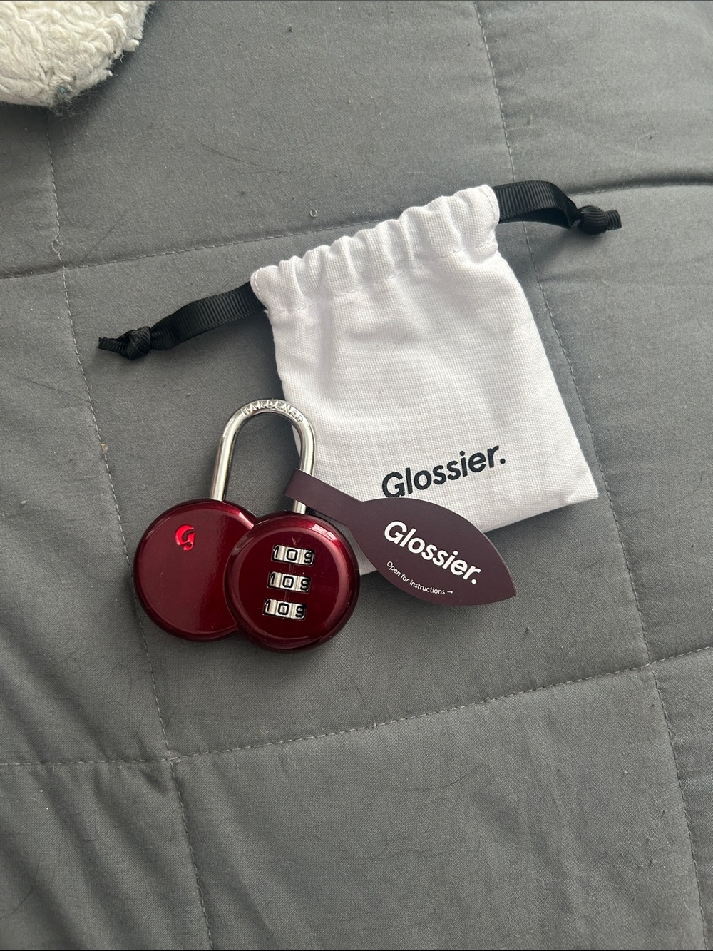Glossier cherry lock